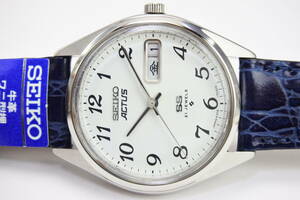 ☆☆☆1977年製　SEIKO 　ACTUS　２１石　 SS 全数字インデックス 6306-7010 ..自動巻紳士腕時計　純正SEIKOベルト　国産アンティーク逸品