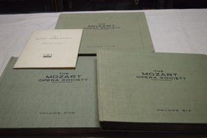 英H.M.V12インチSP盤20枚「THE MOZART OPERA SOCIETY FOUR,FIVE SIX」3アルバム モーツァルト「コジ・ファン・トゥッテ全曲」D.B.7977-7996