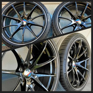 ◆鍛造軽量 RAYS VR G25 19/8.5J+36,9.5J+35 5H/120 ミシュランPS4S 225/35, 255/30R18 BMW F30 FORGED (BBS RAYS シビック レクサス)