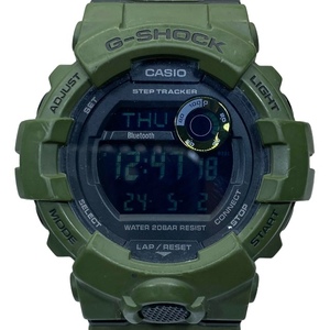 【稼働品】 CASIO カシオ G-SHOCK GBD-800 時計 腕時計 アクセサリー 小物 クォーツ 20気圧防水 デジタル ラバー カーキ