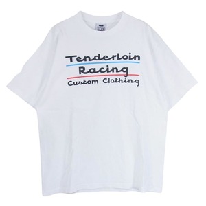 TENDERLOIN テンダーロイン 17SS Racing PRO CLUB ボディ レーシング ロゴ ヘビー クルーネック 半袖 Tシャツ 【中古】