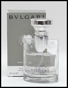 残量6割 BVLGARI プールオム オーデトワレ 30ml スプレー 香水 ブルガリ