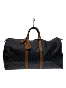 LOUIS VUITTON◆キーポル55_モノグラム・キャンバス_BRW/PVC/BRW