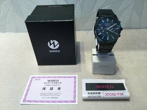 【新品】WIRED ワイアード メンズ 腕時計 AGAT444 ブラック ブルー☆未使用