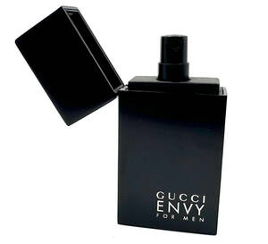 ★グッチ香水・GUCCI・ENVY FOR MEN・EDT. ★3.5ml NATURAL SPRAY (★GUCCI BLACK METAL ATOMIZER) ★未使用/開封展示/箱無