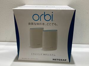 NETGEAR Orbi メッシュWiFiルーター RBK50-100JPS Orbiトライバンド　ホームWiFiシステム