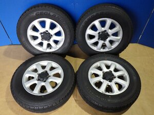 パジェロミニ H56A 純正 15インチ アルミ 4本 15-5J 114.3-5H 175/80R15 ヨコハマ GEOLANDAR CV G058 2022年 【個人宅直配不可】