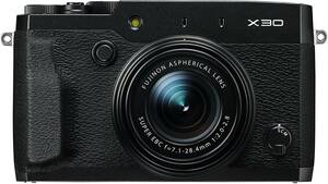 FUJIFILM プレミアムコンパクトデジタルカメラ X30 ブラック FX-X30B(中古品)