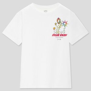 即決♪新品♪限定 かわいい！ ビリー・アイリッシュ 村上隆 コラボ BILLIE EILISH お花 フラワー ユニクロ UNIQLO UT Tシャツ 160♪ゆず