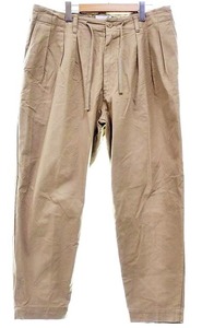 ダブルタップス WTAPS SHINOBI TROUSERS BEIGE サイズ4 212GWDT-PTM01 シノビ トラウザーズ ベージュ テーパード240228 ☆AA★