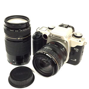1円 Canon EOS 55 LENS EF 28-105mm 1:3.5-4.5 含む 一眼レフフィルムカメラ レンズ オートフォーカス C241835