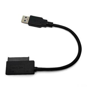 【C0109】USB 3.0 to MicroSATA 7+9 SSD 変換ケーブル