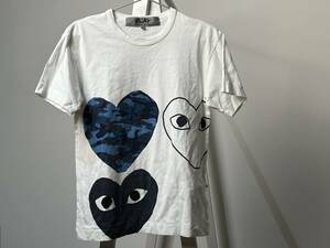 【貴重レア】PLAY COMME des GARCONS Tシャツ　半袖 白