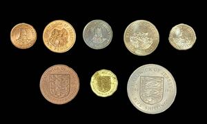1円〜【複数出品中】ガーンジー島 ジャージー島 8枚セット 完全未使用 まとめて イギリス 外国コイン 世界コイン 古銭 貨幣 硬貨 銅貨