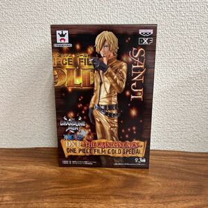 【未開封】ワンピース DXF ONE PIECE FILM GOLD SPECIAL サンジ フィギュア　劇場版 フィルムゴールド　ペラ輪はがし跡あり