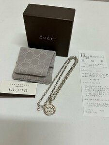 4174　GUCCI グッチ ネックレス インターロッキングG SV925 中古 正規品保証