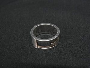 1円 GUCCI グッチ ブランデッドG SV925 リング 指輪 アクセサリー 表記サイズ 8 (約7号) レディース メンズ シルバー系 AW9333