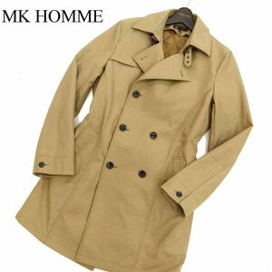 MK HOMME ミッシェルクラン オム 秋冬 中綿ライナー★ トレンチ コート Sz.48　メンズ ベージュ　C3T09867_B#N