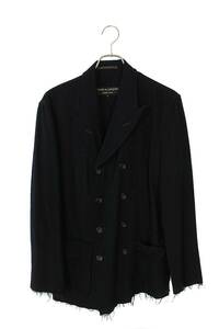 コムデギャルソンオムプリュス COMME des GARCONS HOMME PLUS サイズ:S AD1994 カットオフデザインダブルブレストジャケット 中古 BS99