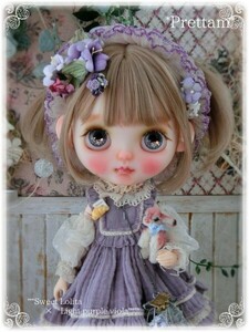 *Prettam*カスタムブライス*.・*Sweet Lolita × light purple viola...*.・。＊