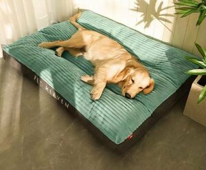 猫 犬 ベッド　ペットベッド ふわふわ 暖か もこもこ　キャット ペット用品 滑り止めクッションマット柔らかい耐噛み 秋冬　XLサイズK0010