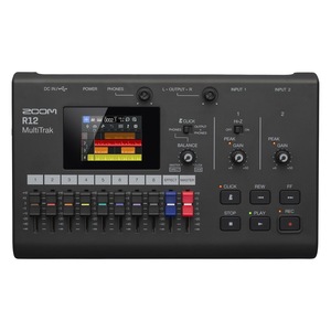 ZOOM R12 マルチトラックレコーダー タッチ操作対応 8トラック仕様