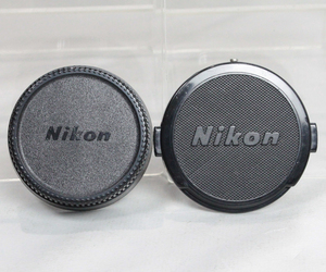 032204 【良品 ニコン】 Nikon 52mm レンズキャップ＆ LF-1 レンズリアキャップ