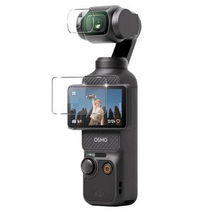 DJI Osmo Pocket初代用レンズ、スクリーン フィルムセット カメラレンズ保護フィルム スクラッチ防止 キズ、割れ防止