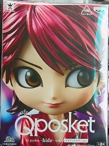 定形外510円 新品・未開封 Q posket hide vol.2 メタリックカラー レアカラー 単品 XJAPAN ヒデ Qposket 20th Memorial Project