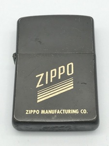 ZIPPO　ジッポ　MANUFACTURING CO.ロゴ　ブラック　オイルライター