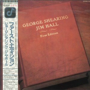 ★LP「ジョージ・シアリング ジム・ホール JIM HALL/GEORGE SHEARING FIRST EDTION」CONCORD DJ(white) 1981年