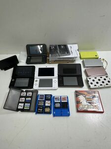 ♯【ニンテンドーDSまとめ】new３DS　３DSLL×3台　DS4台　ソフト16枚　動作未確認　ジャンク品混在