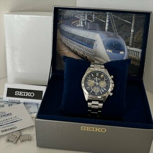 SEIKO セイコー 500系こだまウオッチ 新幹線25周年記念モデル 8T67-01D0 限定5,000本 メンズQZ クオーツ 腕時計 クロノグラフ 稼働 箱 美品