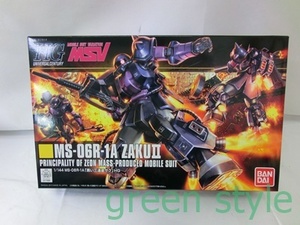 #　ガンダムMSV　HG1/144　ザクⅡ　黒い三連星　未組立品　ガンプラ　プラモデル　バンダイ　Gunpla　Model Kit