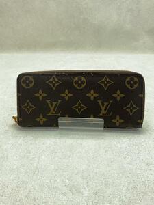 LOUIS VUITTON◆ポルト・フォイユ・クレマンス_モノグラム・キャンバス_BRW_ピモン/PVC/BRW/レディース