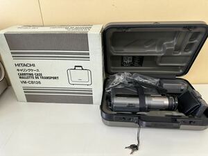 日立　HITACHI VM-H70 8ミリビデオカメラ　動作未確認　ジャンク品　キャリングケース　VM-CB126 中古品