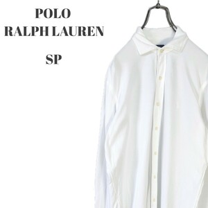 POLO RALPH LAUREN ポロラルフローレン 長袖シャツ 白ポニー刺繍 ホワイト メンズ Sサイズ