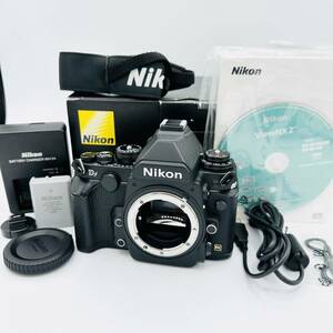 【美品　17044ショット】Nikon デジタル一眼レフカメラ Df ブラックボディ　ニコン