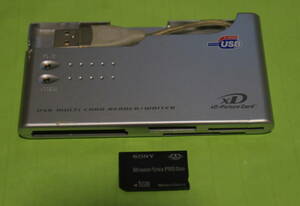 SONY メモリースティック PRO Duo 1GB　カードリーダー付き