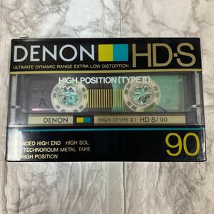 DENON カセットテープ HD-S 90 ハイポジション　METAL CASSETTE レア マニア　年代物