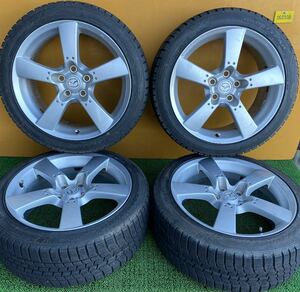 ☆冬用 225/45R18 91Q GOODYEAR ICE NAVI 6 ☆ マツダ RX-8 純正 ホイール 【 18×8.0J +50 PCD: 114.3×5H ハブ径: 67mm 】☆4本