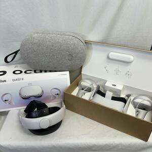 【通電OK】　Facebook　oculus　オキュラス　QUEST2　クエスト2　256GB　KIWI design　ヘッドストラップ　ケース付　初期化済　VR　ゲーム