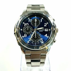 3752 ☆ 1円スタート ☆ SEIKO セイコー クロノグラフ 7T92-0CA0 クォーツ QZ 腕時計 ウォッチ 現状渡し 稼動中