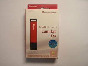 HAGIWARA SYS-COM 2GB USBフラッシュメモリ Lumitas HUD-2GLJ-BR