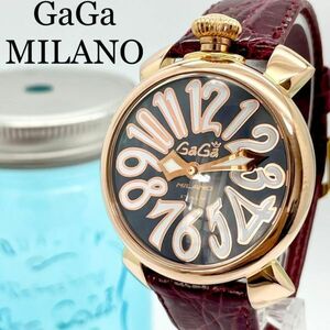 525 ガガミラノ時計　メンズ腕時計　レディース腕時計　マヌアーレ40 レッド