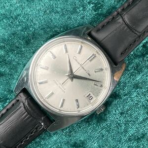 8ビンテージ OH済み CITIZEN シチズン Homar Date 17石 4-180674-K 風防新品交換済み SS メンズ 機械式手巻き 