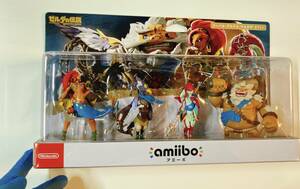 新品 未開封 amiibo ゼルダの伝説 四人の英傑 ミファー リーバル ダルケル ウルボザ ブレスオブザワイルド ( マイニンテンドー Zelda )