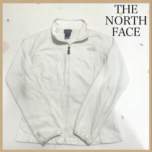 ※訳あり【THE NORTH FACE】フルジップフリースS 長袖 アウター 白