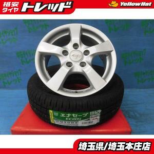 ノア ヴォクシー 中古 社外 グラスCF アルミホイール 15インチ 新品 夏タイヤ ダンロップ エナセーブ EC204 195/65R15 4本セット