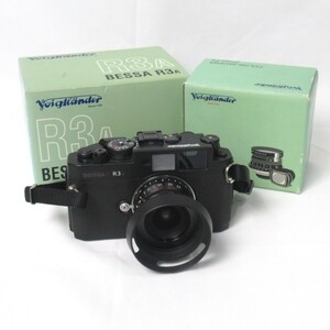 1円〜 Voigtlander フォクトレンダー BESSA R3A フィルムカメラ 他 箱付 動作未確認 y300-2672006【Y商品】